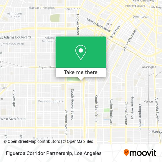 Figueroa Corridor Partnership map