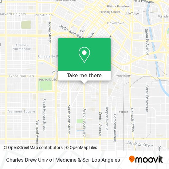 Charles Drew Univ of Medicine & Sci map