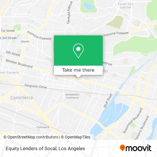 Mapa de Equity Lenders of Socal