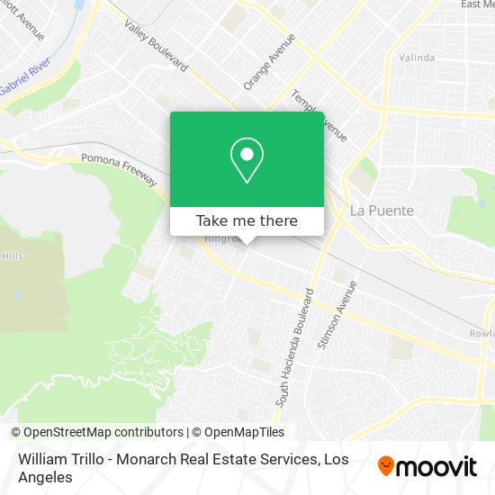 William Trillo - Monarch Real Estate Services map