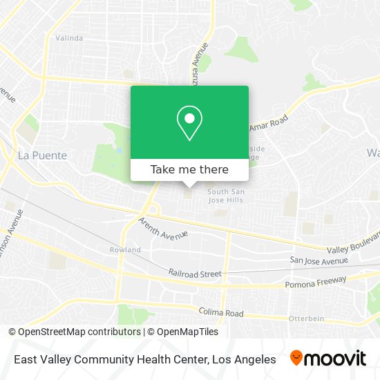 East Valley Community Health Center map
