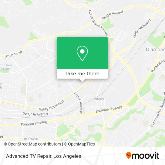 Mapa de Advanced TV Repair