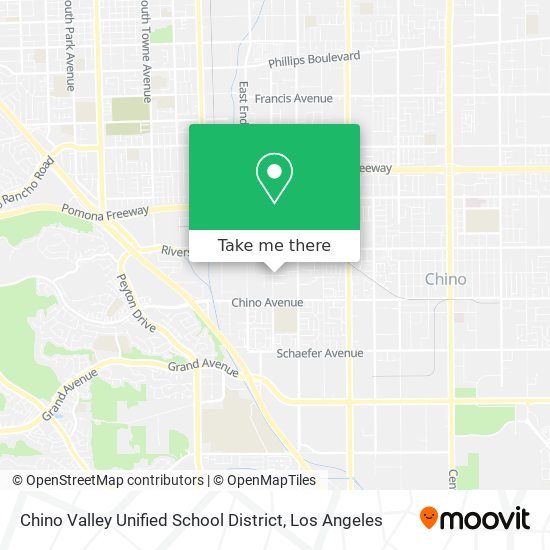 Mapa de Chino Valley Unified School District