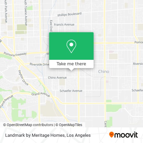 Landmark by Meritage Homes map