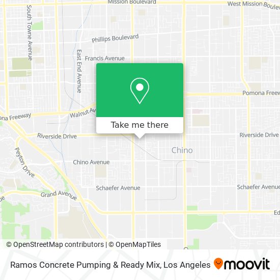 Mapa de Ramos Concrete Pumping & Ready Mix