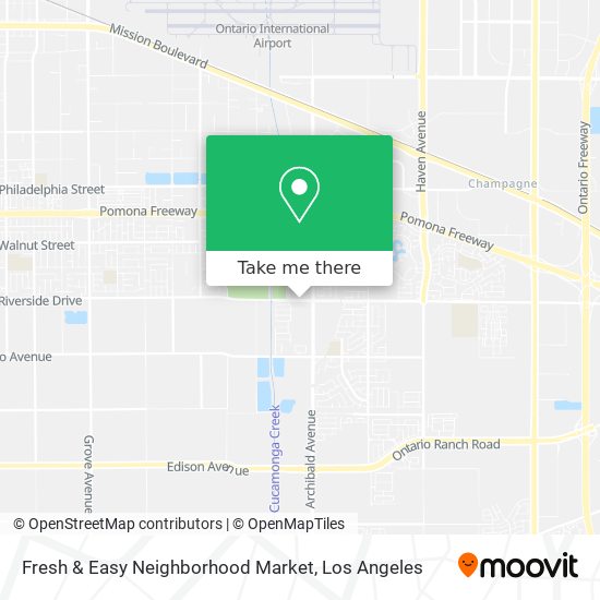 Fresh & Easy Neighborhood Market map