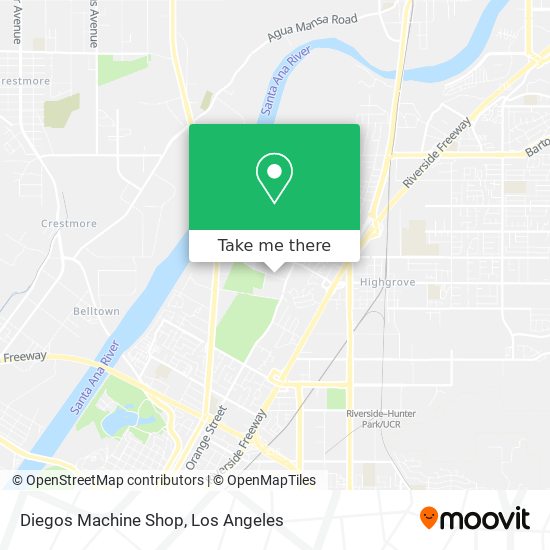 Diegos Machine Shop map