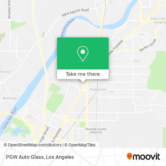 Mapa de PGW Auto Glass