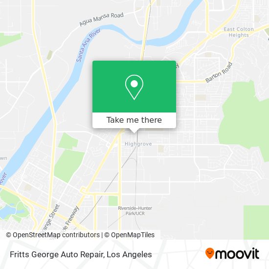 Mapa de Fritts George Auto Repair