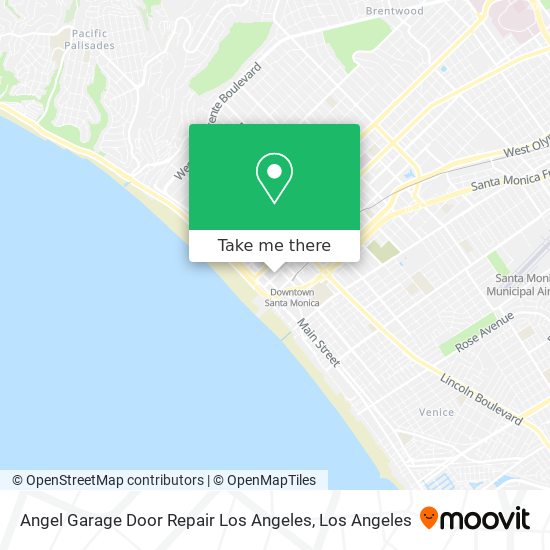 Mapa de Angel Garage Door Repair Los Angeles