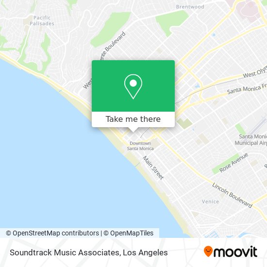 Soundtrack Music Associates map