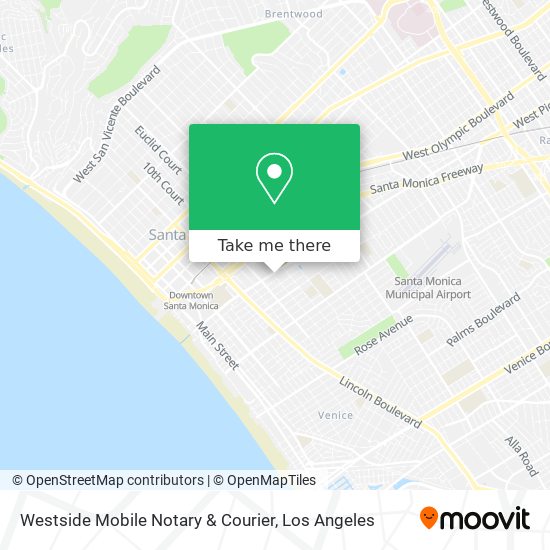 Mapa de Westside Mobile Notary & Courier