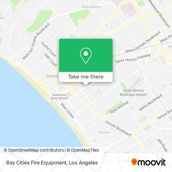 Bay Cities Fire Equipment map