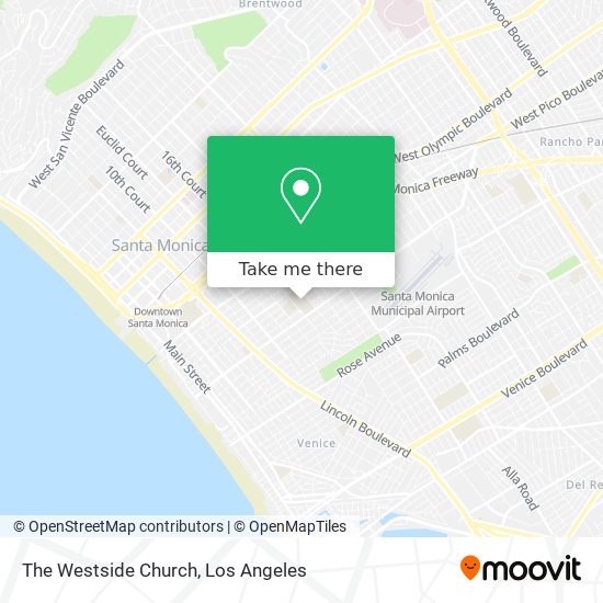 The Westside Church map