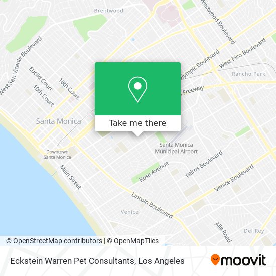 Eckstein Warren Pet Consultants map