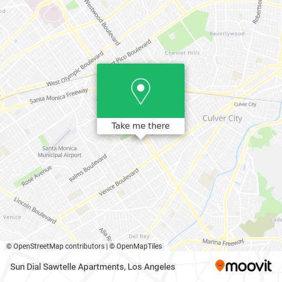 Sun Dial Sawtelle Apartments map