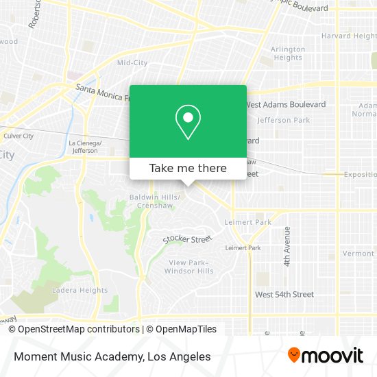 Moment Music Academy map