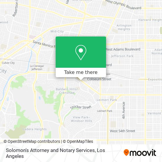 Solomon's Attorney and Notary Services map