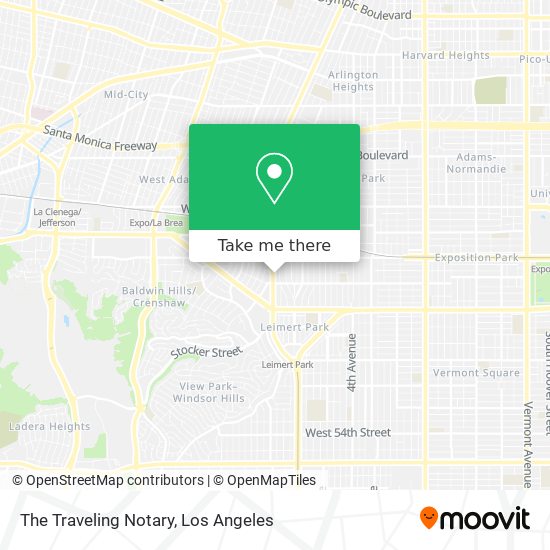 The Traveling Notary map