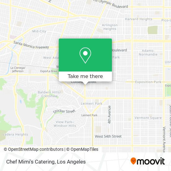 Chef Mimi's Catering map