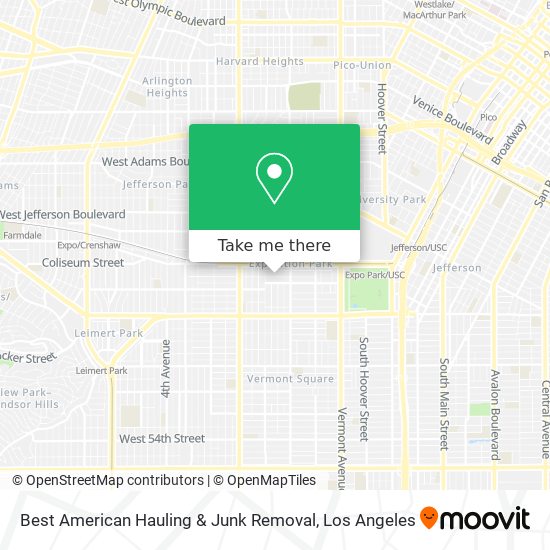 Mapa de Best American Hauling & Junk Removal