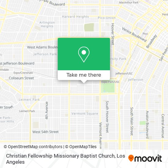 Christian Fellowship Missionary Baptist Church map