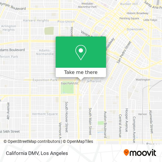 Mapa de California DMV