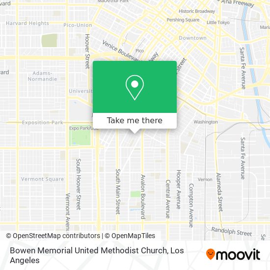 Mapa de Bowen Memorial United Methodist Church