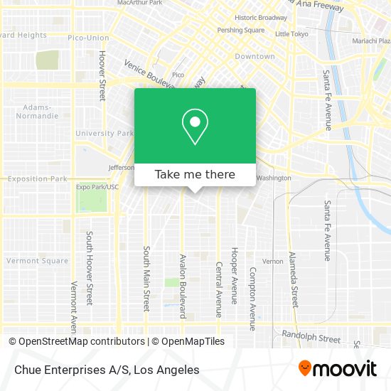 Mapa de Chue Enterprises A/S