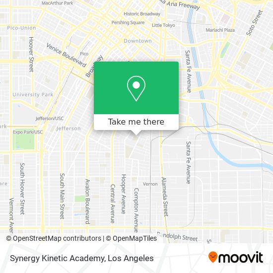 Mapa de Synergy Kinetic Academy