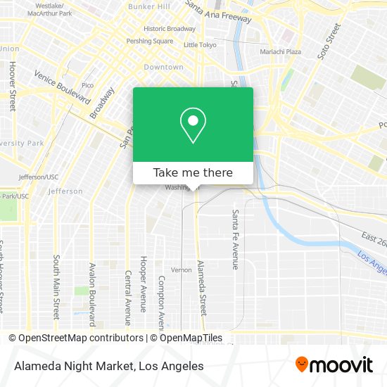 Mapa de Alameda Night Market