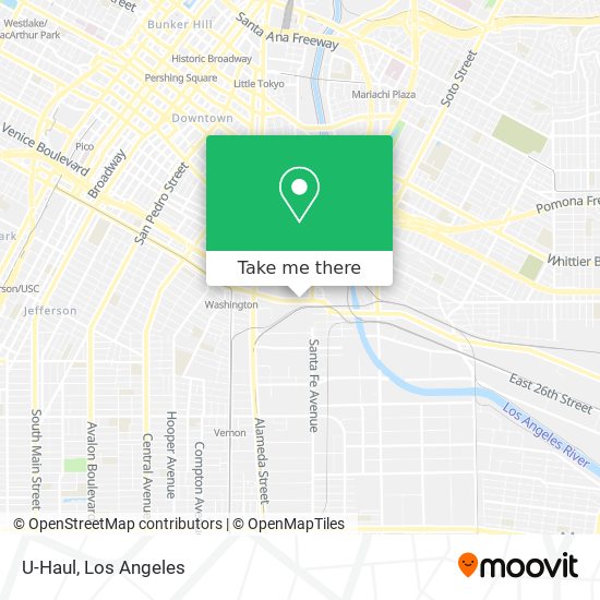 U-Haul map