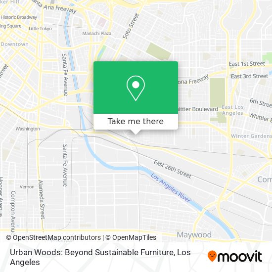 Mapa de Urban Woods: Beyond Sustainable Furniture