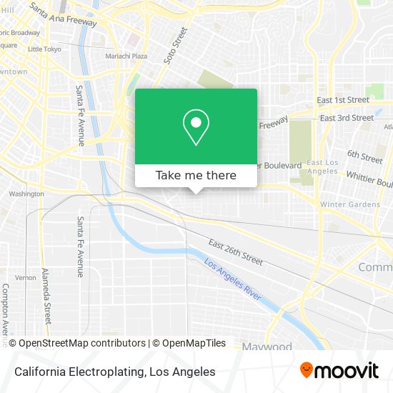 Mapa de California Electroplating
