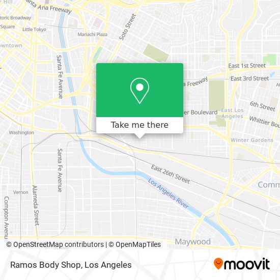 Ramos Body Shop map