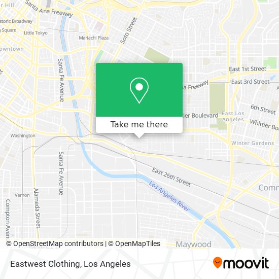 Mapa de Eastwest Clothing