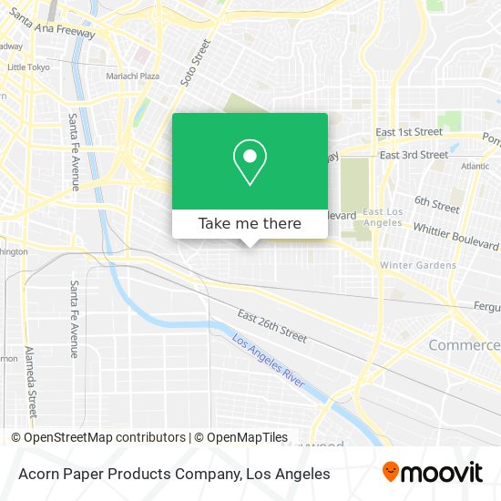 Acorn Paper Products Company map