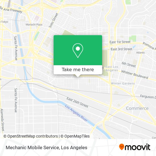 Mechanic Mobile Service map