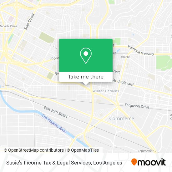 Susie's Income Tax & Legal Services map