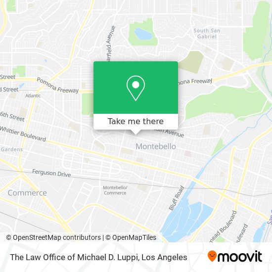 The Law Office of Michael D. Luppi map