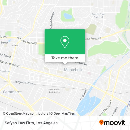 Sefyan Law Firm map