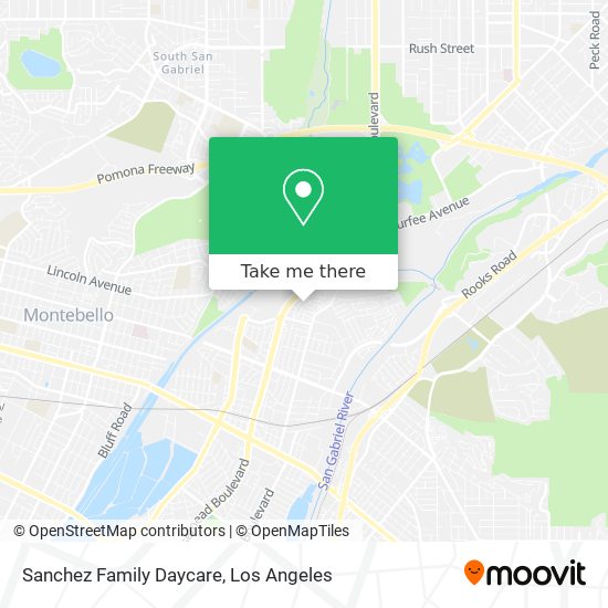 Mapa de Sanchez Family Daycare