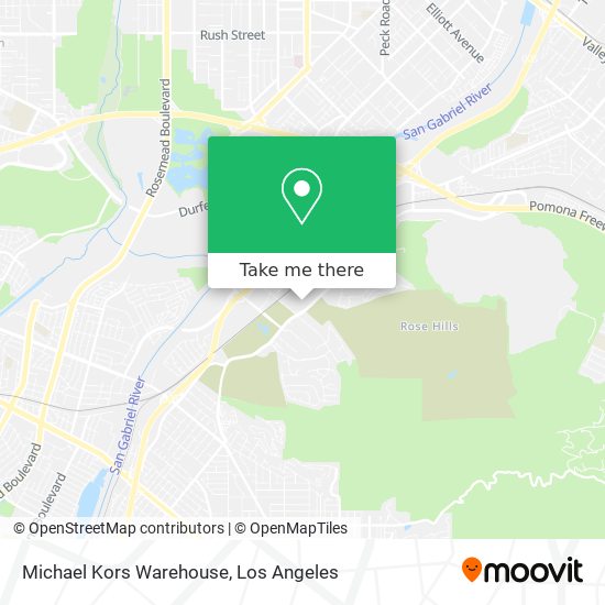 Michael Kors Warehouse map