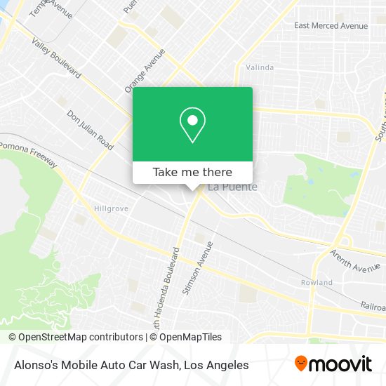 Alonso's Mobile Auto Car Wash map