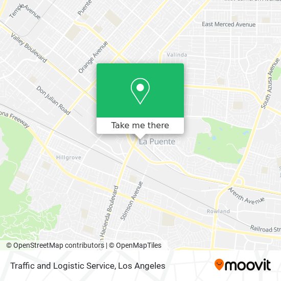 Traffic and Logistic Service map