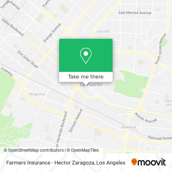 Farmers Insurance - Hector Zaragoza map