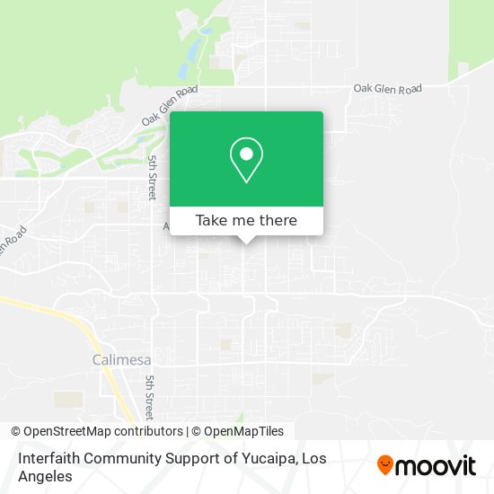 Mapa de Interfaith Community Support of Yucaipa