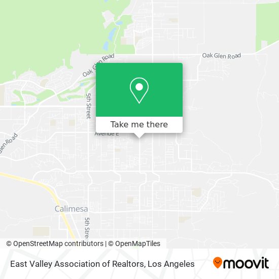 Mapa de East Valley Association of Realtors