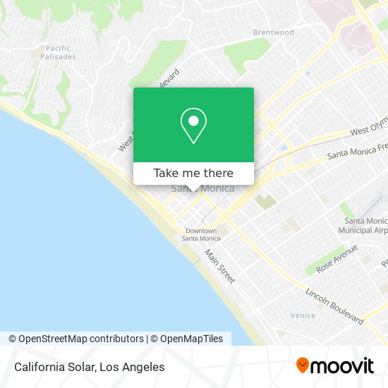 California Solar map