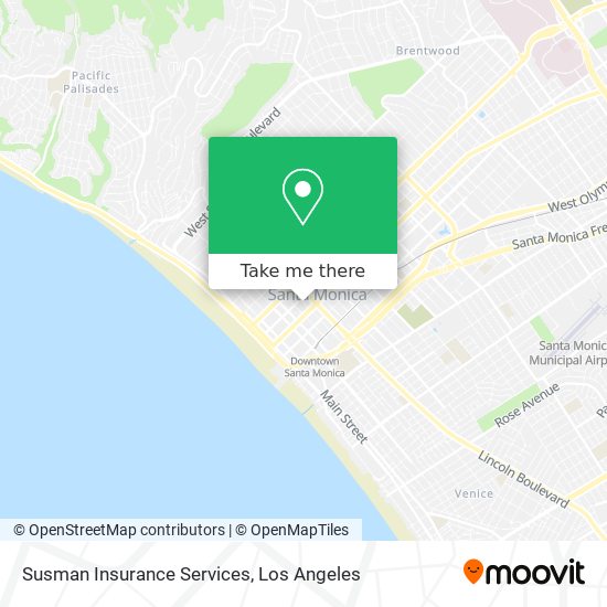 Susman Insurance Services map